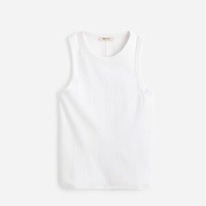 Madewell Re)generative Cotton Ribbed Cutaway Tank